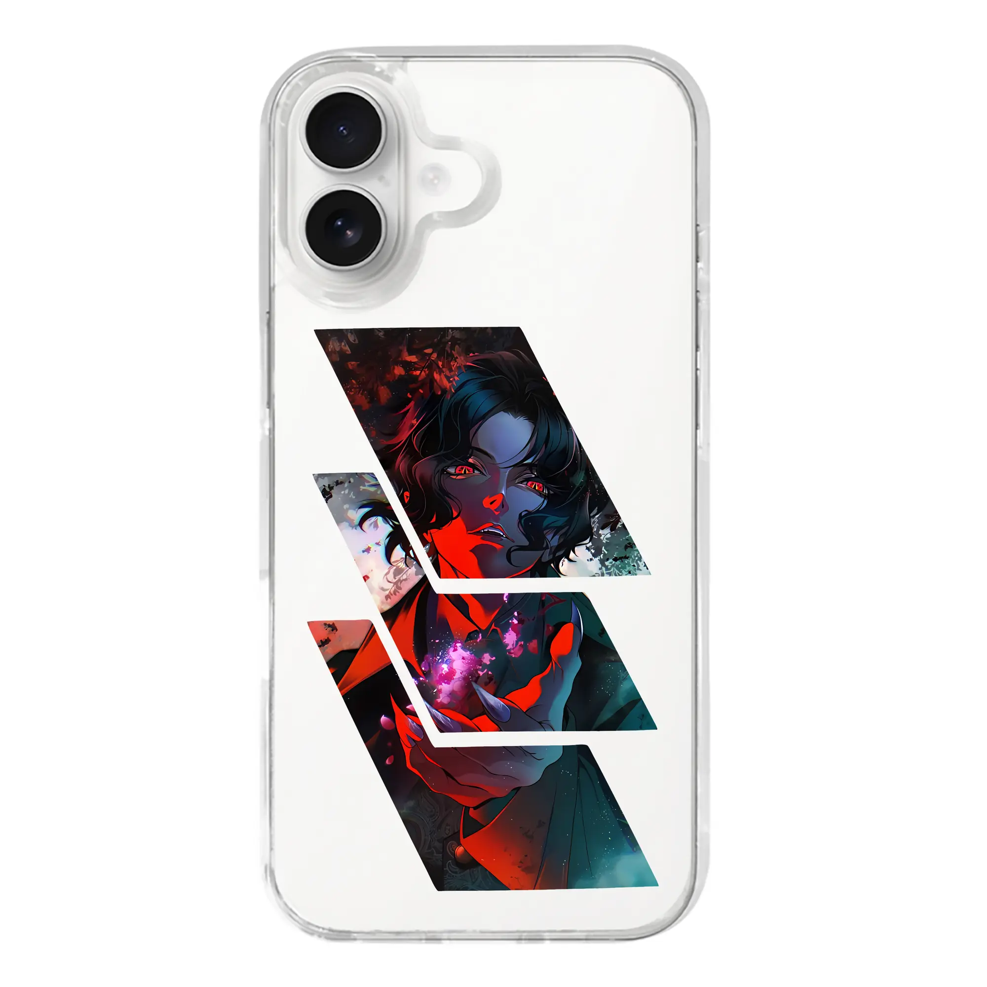 鬼滅の刃 グッズ,鬼舞辻 無惨 - iPhone 17シリーズ 透明スマホケース – 薄型・耐衝撃・精密フィット保護カバー